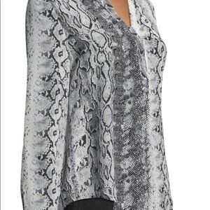Joie Silk Romona Snake PrintBlouse size small